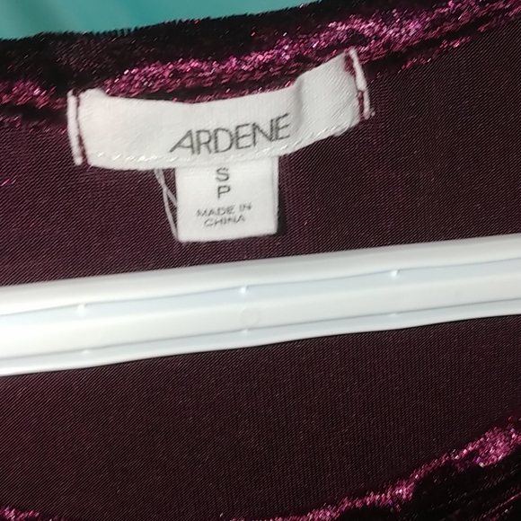 Ardenes Burgundy Red Velvet shirt - Picture 3 of 4